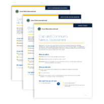 A Avalia&ccedil;&atilde;o das Necessidades Comunit&aacute;rias e de Clubes