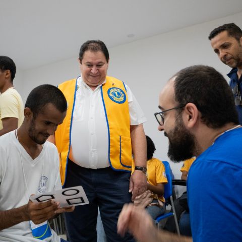 LCIF Chairperson Fabrício attends a Special Olympics event 