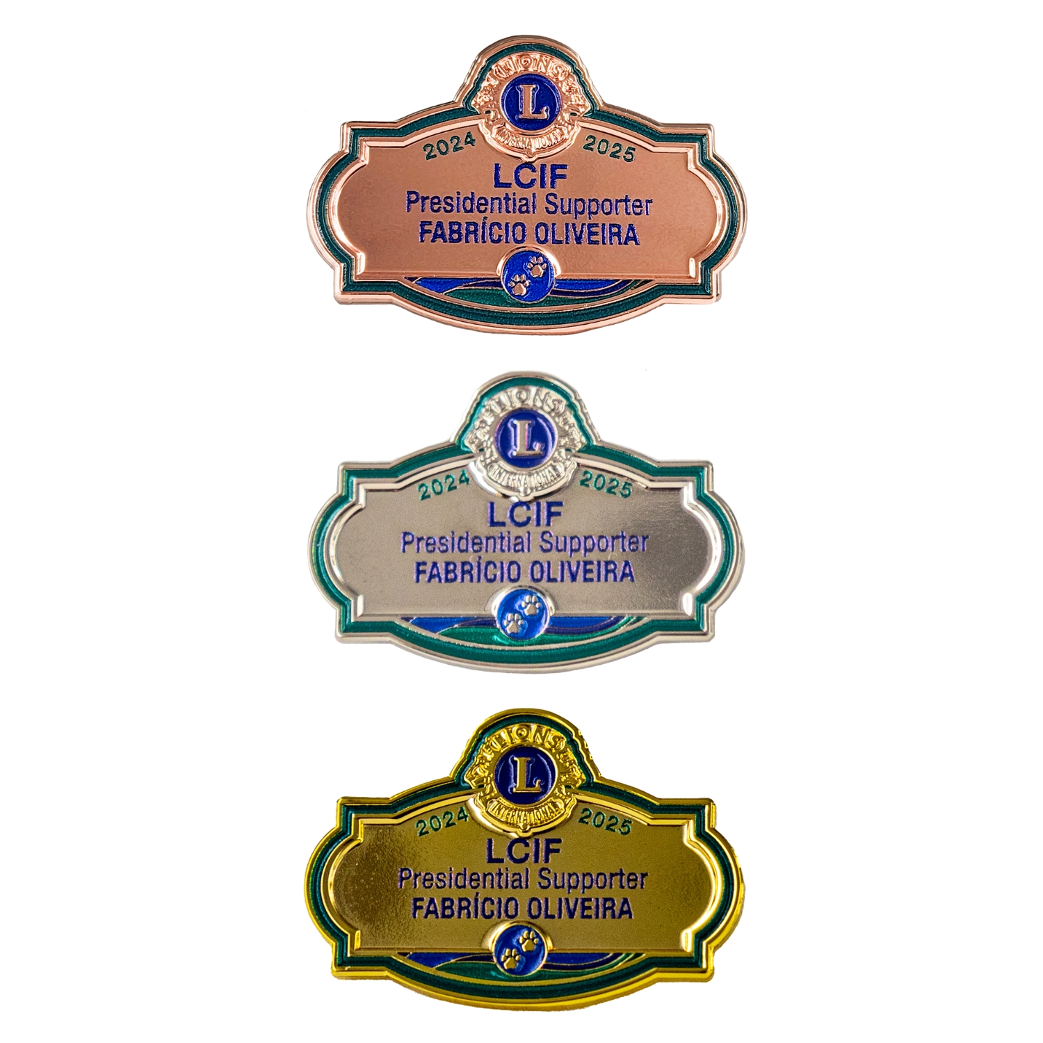 2024-2025 LCIF Presidential Supporter pins