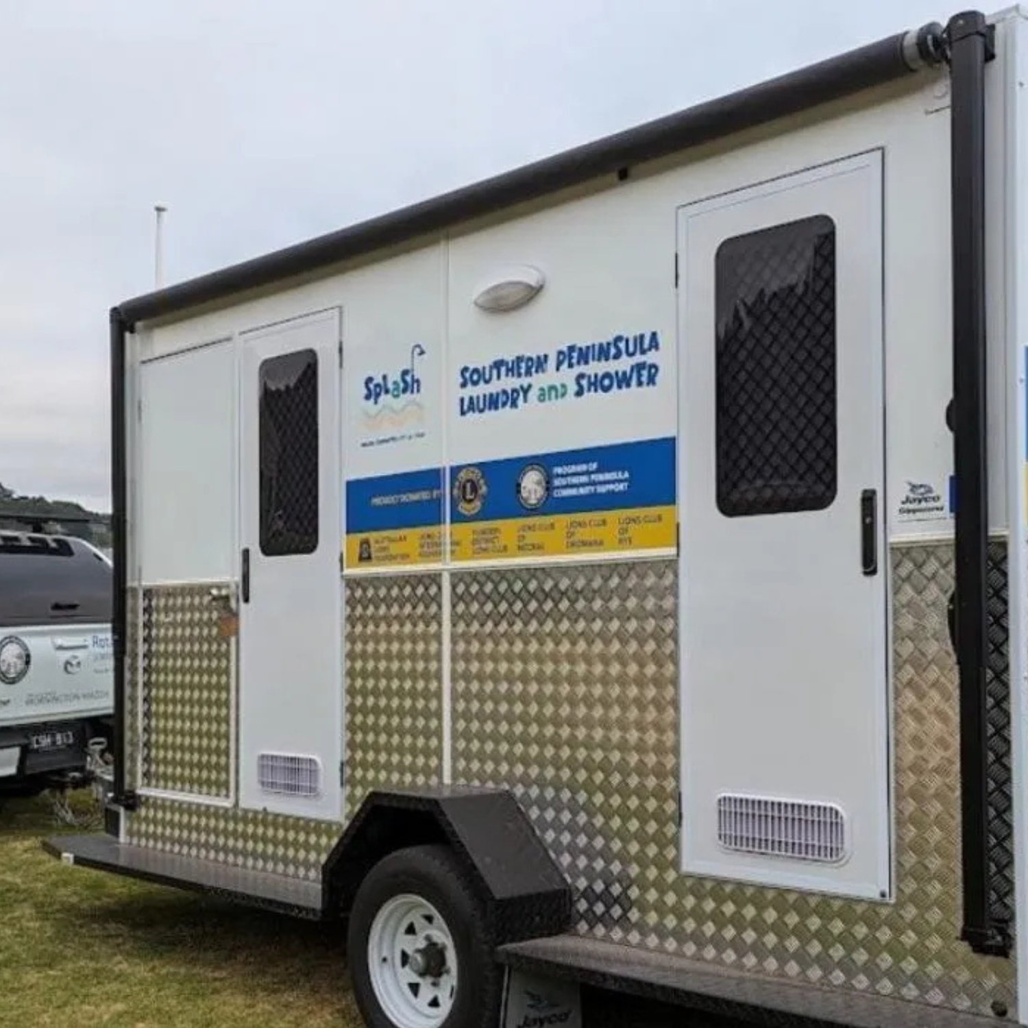 Image of mobile shower and laundry facilities