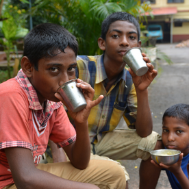 LCIF Hunger grant helps children thrive in India.